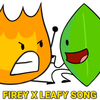 BENJIxScarlett - Firey X Leafy Song (Battle For Dream Island)