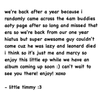The 4am Buddies - we're back after a year&hellip;
