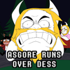 NyxTheShield - Asgore Runs Over Dess With Lyrics (Full Version)