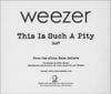 Weezer - This is Such a Pity