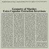 Earth - Geometry of Murder: Extra Capsular Extraction Inversions