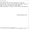 Out Of Luck (SCRAPPED DEMOS)