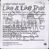 A Tribe Called Quest - Like It Like That / Pad & Pen