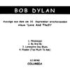 Bob Dylan - Ausz&uuml;ge aus dem am 10.09. erscheinenden album "Love and Theft" [Excerpts from the album "Love and Theft" to be released on 10.09]