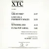 XTC - Great Fire / Love on a Farmboy's Wages / Wonderland / Funk Pop a Roll