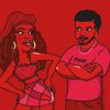 Eliza Rose & M4A4 - Shades of Red