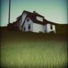 Stegosaurus - house on a hill