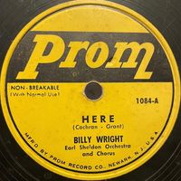 Billy Wright - Here / Little Things Mean a Lot