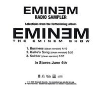 Eminem - Radio Sampler - Selections From The Forthcoming Album The Eminem Show