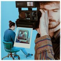Origami Angel - Dirty Mirror Selfie / Where Blue Light Blooms