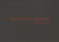Nurse with Wound - Objet politique