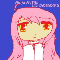 Ninja McTits - ピンクの髪の少女