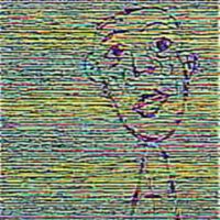 Woebegone. - you look like the chair when you folding up
