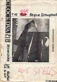 Clock DVA - The Sex Beyond Entanglement