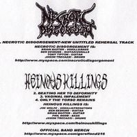 Heinous Killings - Heinous Killings / Necrotic Disgorgement