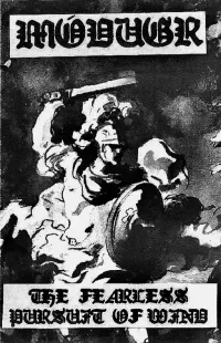 M&oacute;dugr - The Fearless Pursuit of Wind