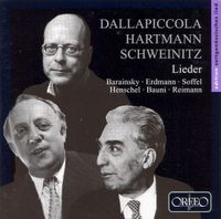 Mojca Erdmann - Dallapiccola; Hartmann; Schweintz: Lieder