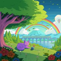 Purrple Cat - Happy Place