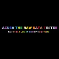 Azusa The Raw Data Tester - Raw Data A-Law 24-Bit BMP Color Tests