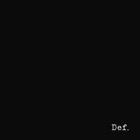Def. - 1/? vol.3