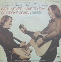 England Dan & John Ford Coley - We'll Never Have To Say Goodbye Again