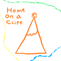 Sometimes There's Sunsets - Home on a Cliff