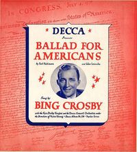 Bing Crosby - Ballad for Americans
