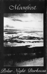 Moonfrost - Polar Night Darkness