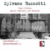 Sylvano Bussotti - Fogli d'album; Aquila imperiale con Ganymede