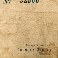 Gligor Kondovski - Crumbly Secret
