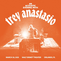 Trey Anastasio - Mar. 26, 2025 | Walt Disney Theater at Dr. Phillips Center, Orlando, FL