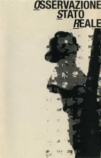 Osservazione Stato Reale - Osservazione Stato Reale