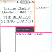 Budapest String Quartet - Brahms: Clarinet Quintet in B Minor