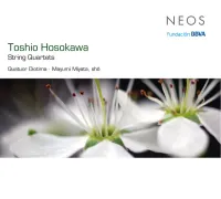 宮田まゆみ [Mayumi Miyata] - String Quartets