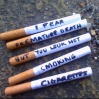 DellaXOZ - i fear premature death but you look hot smoking cigarettes