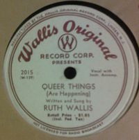 Ruth Wallis - Davy's Dinghy / Queer Things