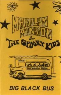 Marilyn Manson - Big Black Bus