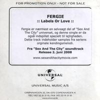 Fergie - Labels or Love