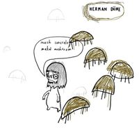 Herman Dune - Mash Concrete Metal Mushroom