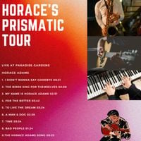 Horace Adams - "Horace's Prismatic Tour" Live at Paradise Gardens (1980)