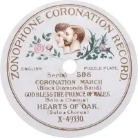 The Black Diamonds Band - Zonophone Coronation Record