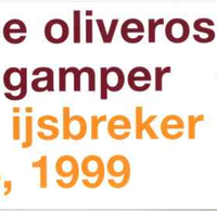 Pauline Oliveros - At The IJsbreker Jan 24, 1999