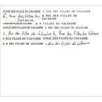 Umitaro Abe - 6, Rue des Filles du Calvaire, Paris