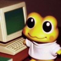 Bananawoow099 - Computer Frog!