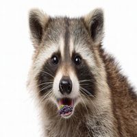 Lolpee123 - Raccoon Eating Grapes