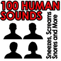 Pro Sound Effects Library - 100 Human Sounds - Sneezes, Screams, Snores & More