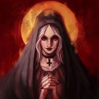 Beamom - crucificada ao contr&aacute;rio