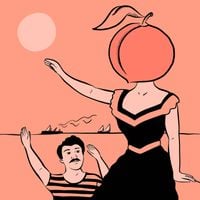 Trouble Peach - En El Avi&oacute;n Sobre El Mar