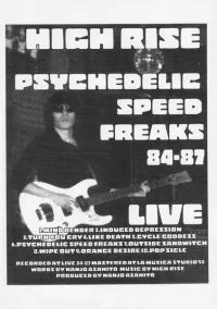 High Rise - Psychedelic Speed Freaks 84-87