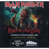 Iron Maiden - Paris, La D&eacute;fense Arena, Samedi 19 Jullet 19, 2025